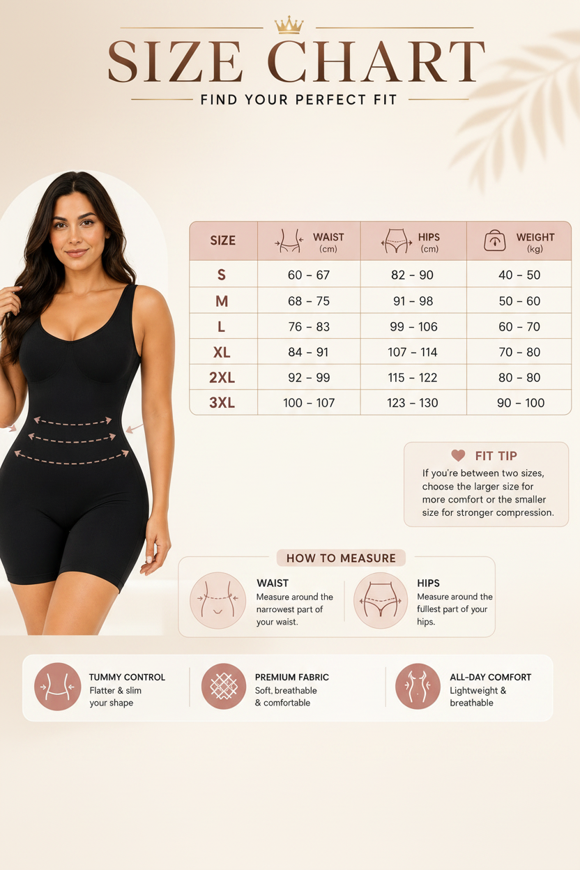 BodyShaper™ Premium Seamless Sculpting Bodysuit