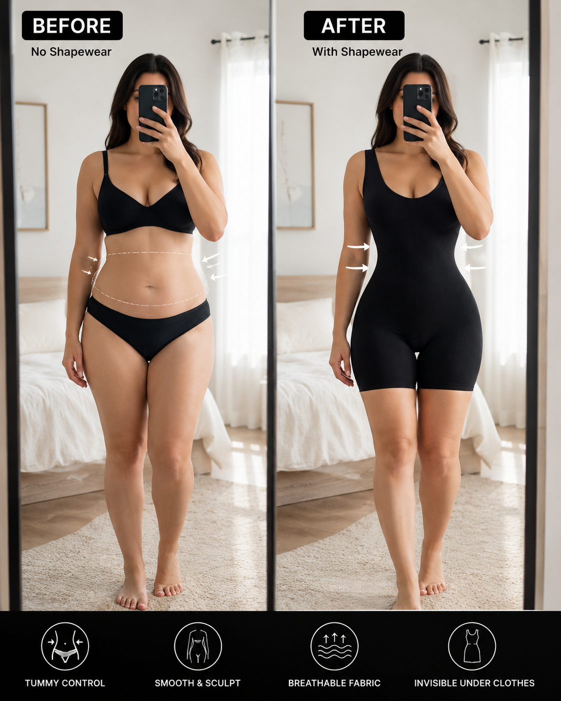 BodyShaper™ Premium Seamless Sculpting Bodysuit