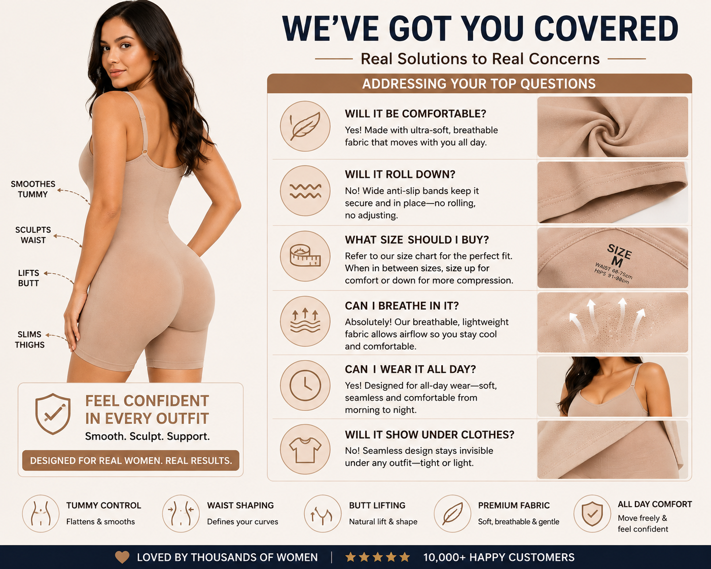 BodyShaper™ Premium Seamless Sculpting Bodysuit
