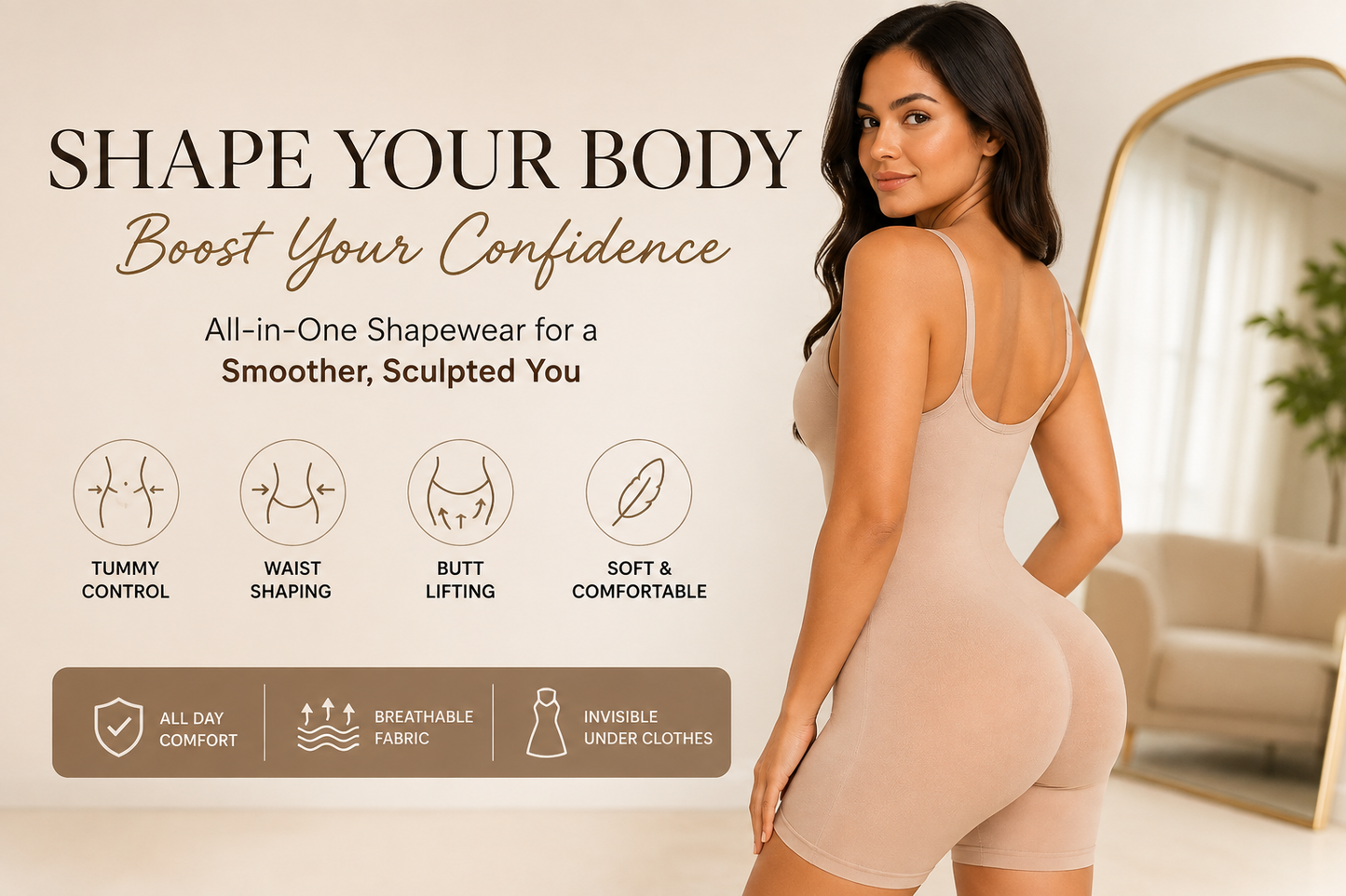 BodyShaper™ Premium Seamless Sculpting Bodysuit