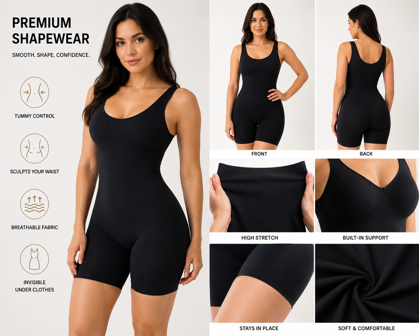 BodyShaper™ Premium Seamless Sculpting Bodysuit